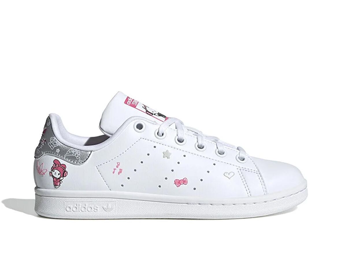 adidas Stan Smith J Genç Çocuk Günlük Ayakkabı IG8407 Beyaz