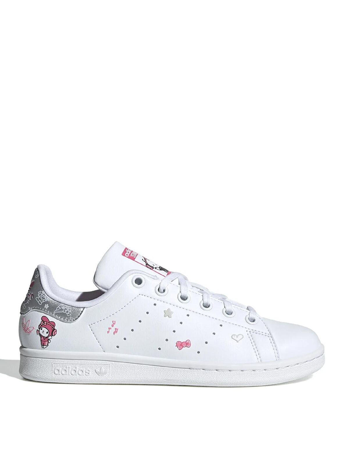 adidas Beyaz Kız Çocuk Yürüyüş Ayakkabısı IG8407-STAN SMITH J