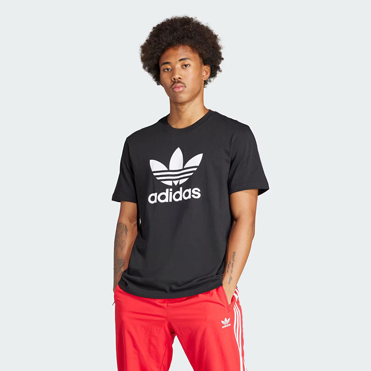 Adidas Erkek Günlük T-Shirt Trefoil T-Shırt Iu2364
