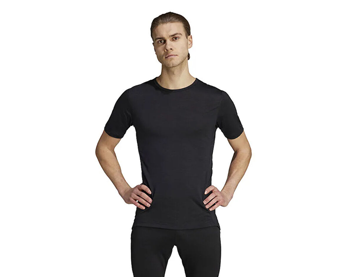 adidas Xpr Mer150 Ss Erkek Outdoor Tişörtü HZ8551 Siyah