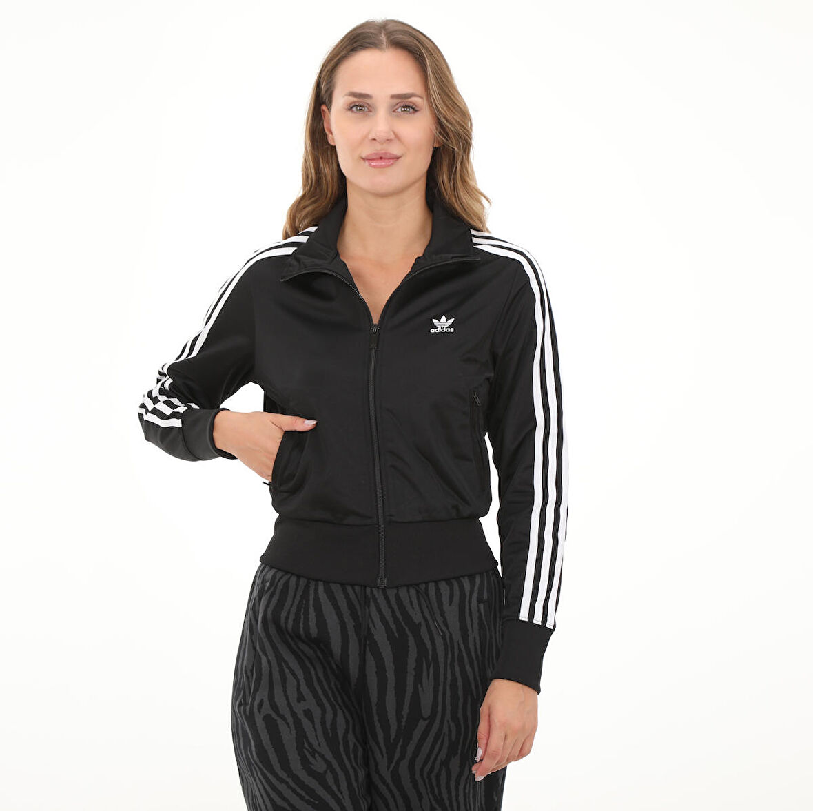 IL8764-K adidas Fırebırd  Tt Kadın Ceket Siyah
