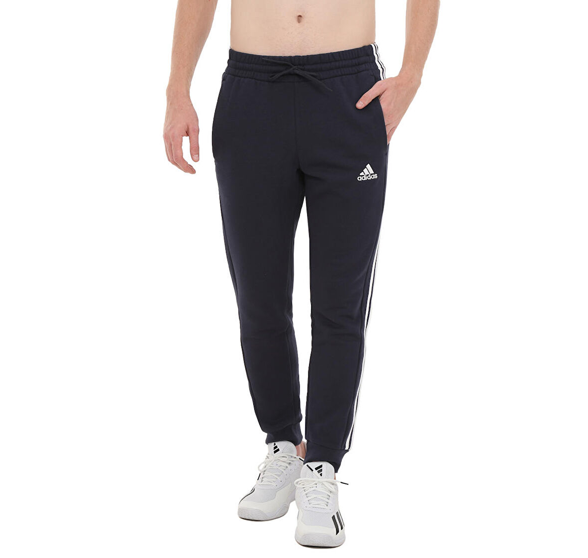 IJ6493-E adidas M 3S Fl Tc Pt Erkek Eşofman Altı Lacivert