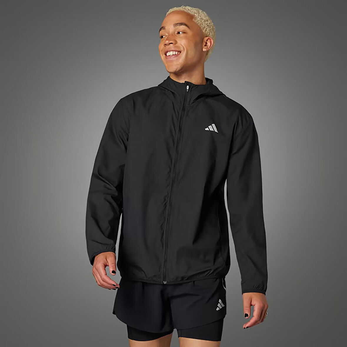 Adidas Erkek Koşu - Yürüyüş Eşofman Üstü Run It Jkt Il2286