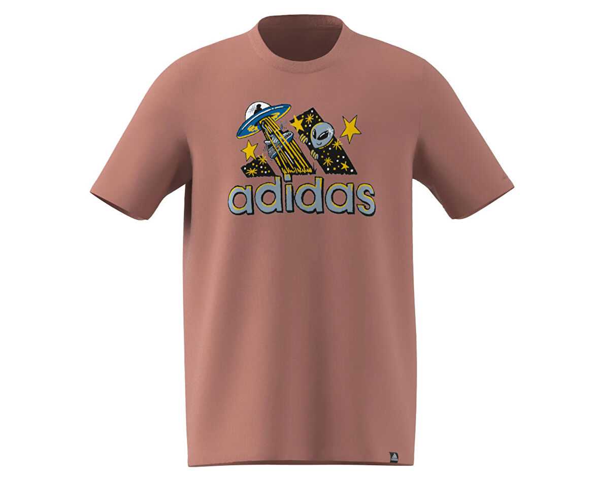 adidas M Doodle F T  Erkek Günlük Tişört IL2829 Pembe