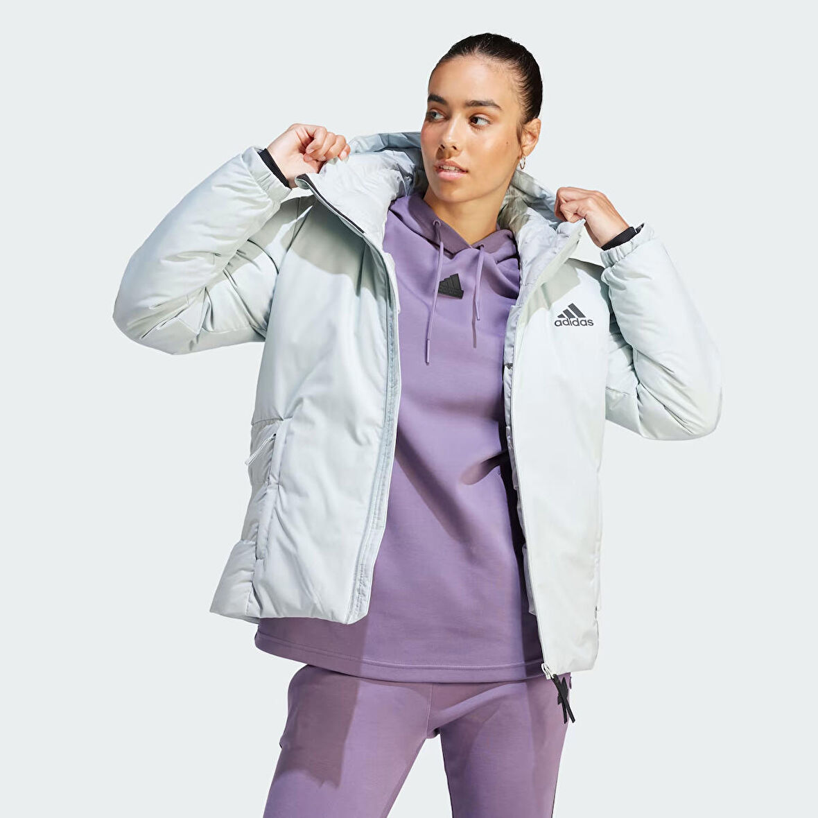 Adidas Kadın Günlük Mont W Traveer Cr J Ik3141