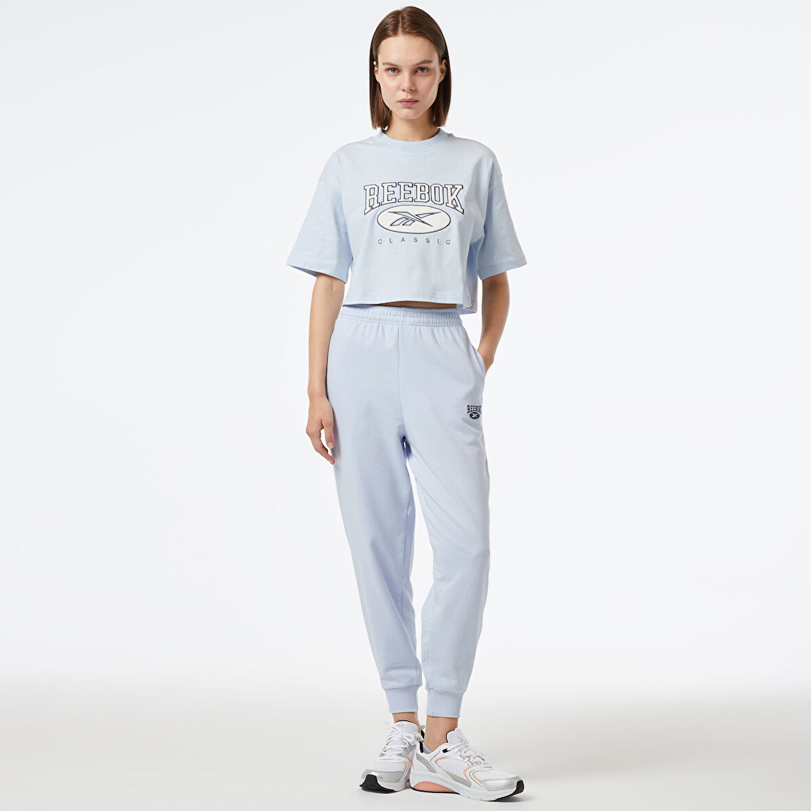 Reebok Classics Kadın Mavi Günlük Eşofman Altı