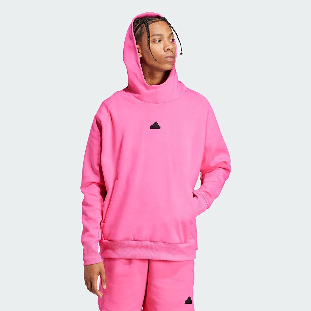 adidas Z.N.E. Premium Erkek Pembe Sweatshirt (IN5117)