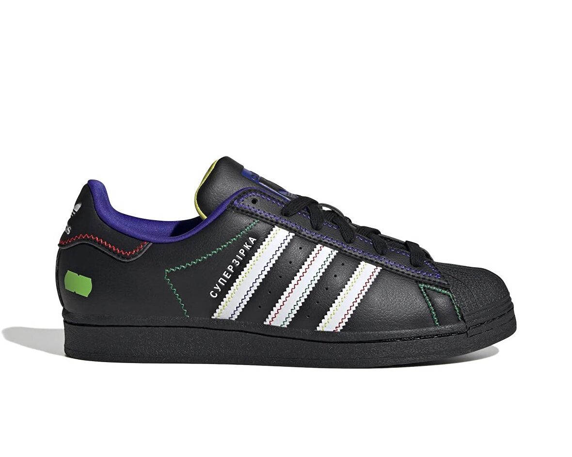 adidas SUPERSTAR X KS W Unisex Günlük Ayakkabı IE0365 Siyah