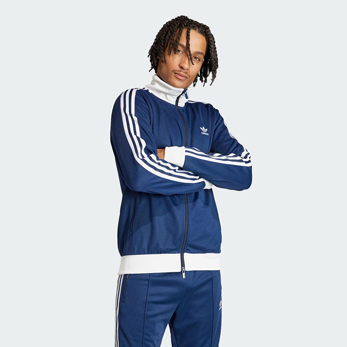 Adidas Erkek Günlük Eşofman Üstü  Beckenbauer Tt Ip0418