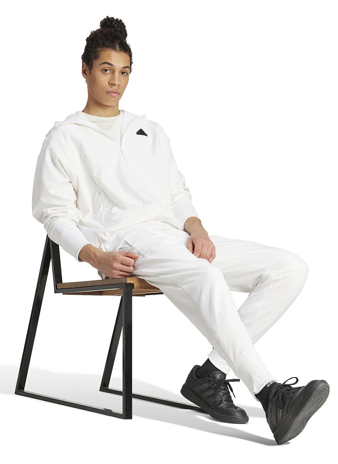 adidas Zip Ceket, XL, Beyaz