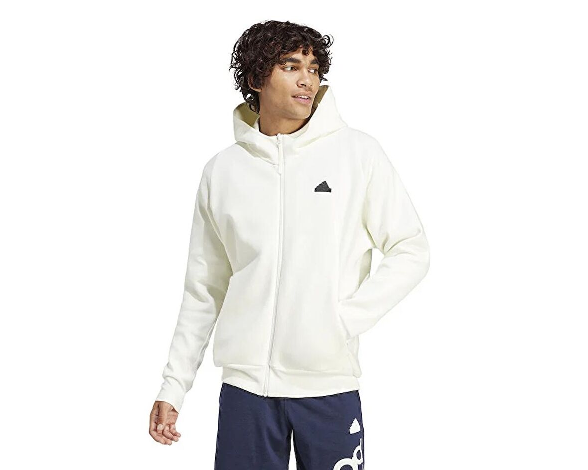adidas M Z.N.E. Pr Fz Erkek Günlük Ceket IR5208 Krem