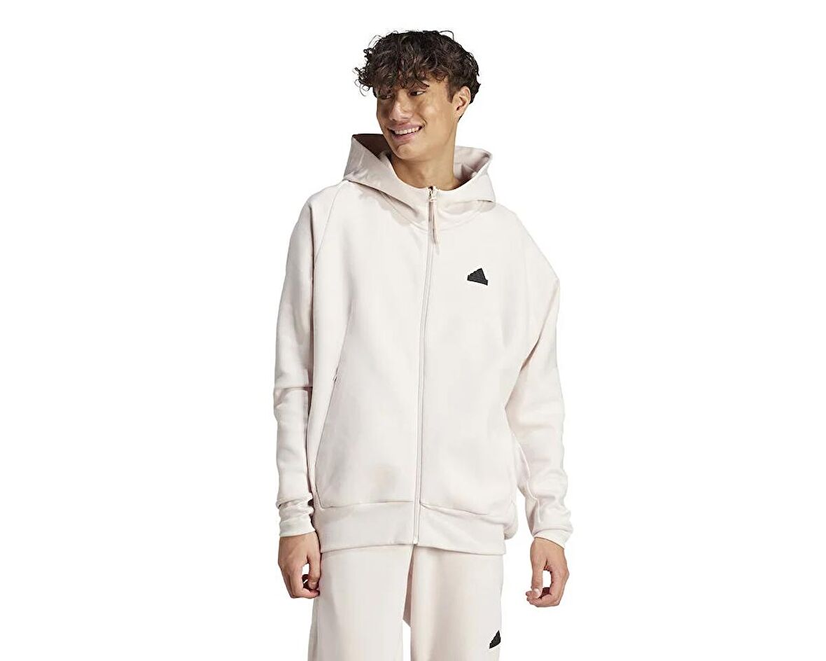adidas M Z.N.E. Pr Fz Erkek Günlük Ceket IR5229 Bej