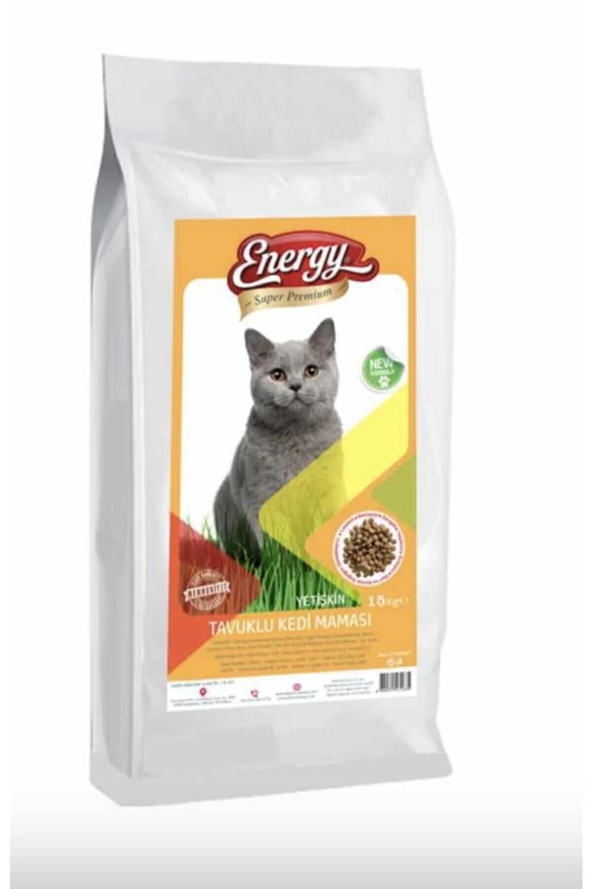 ENERGY Tavuklu Yetişkin Kedi Maması 15 Kg