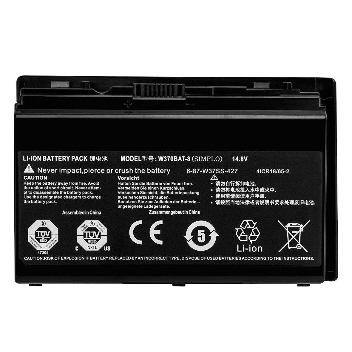 Victor W355SSQ Notebook Bataryası Laptop Pil