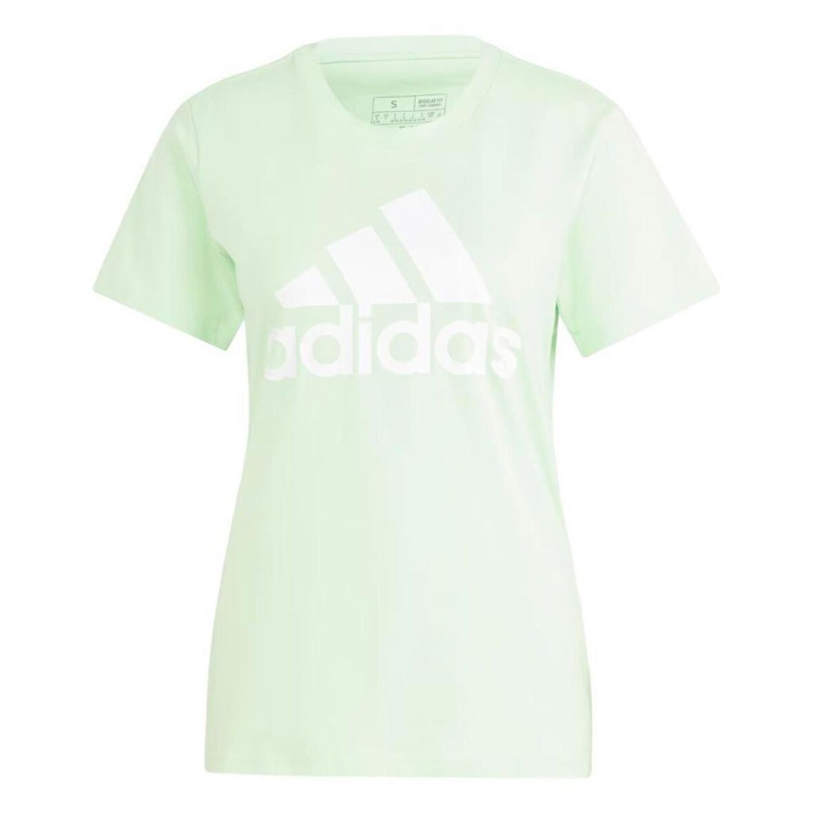 adidas Essentials Logo Kadın Tişört Yeşil IR5409