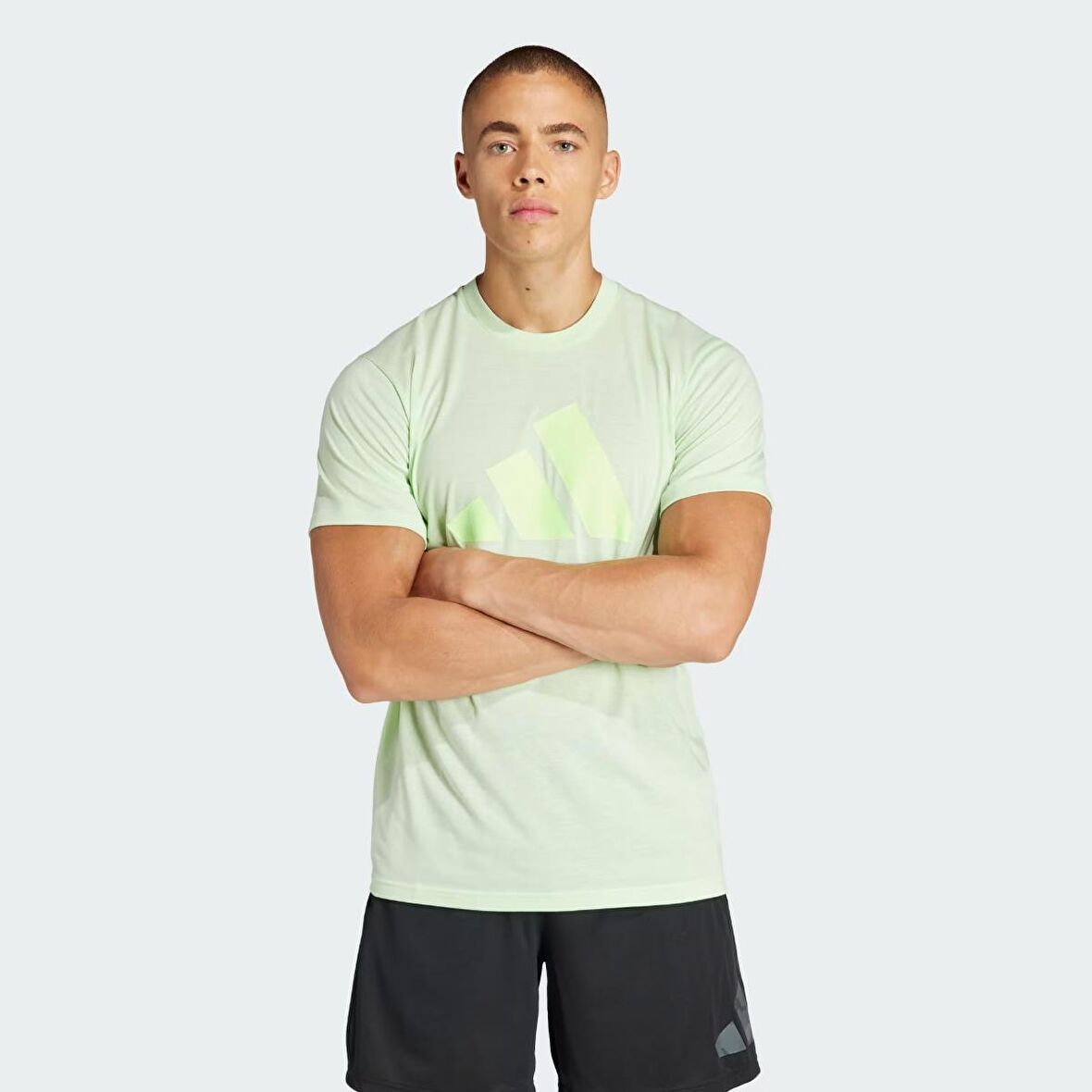 Adidas Erkek Tişört Train Essentials Feel Ready Logo