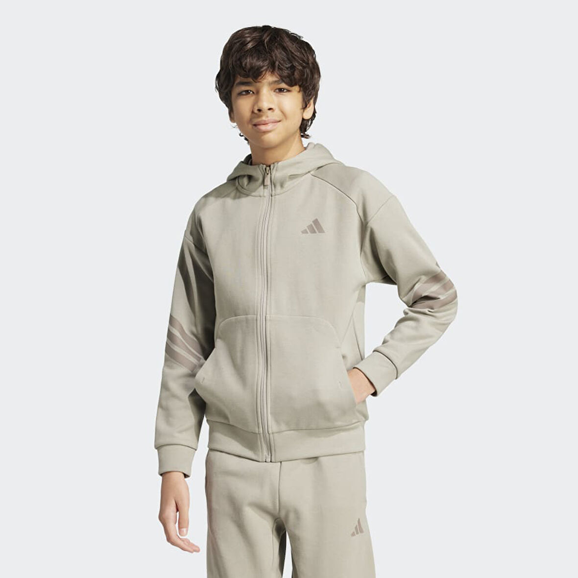 adidas JJ4807 J FI 3S FZ HD Çocuk Tracktop