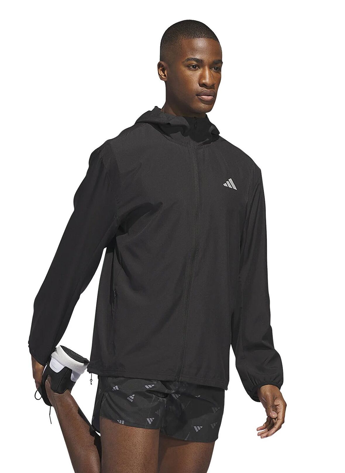 adidas Zip Ceket, XL, Siyah