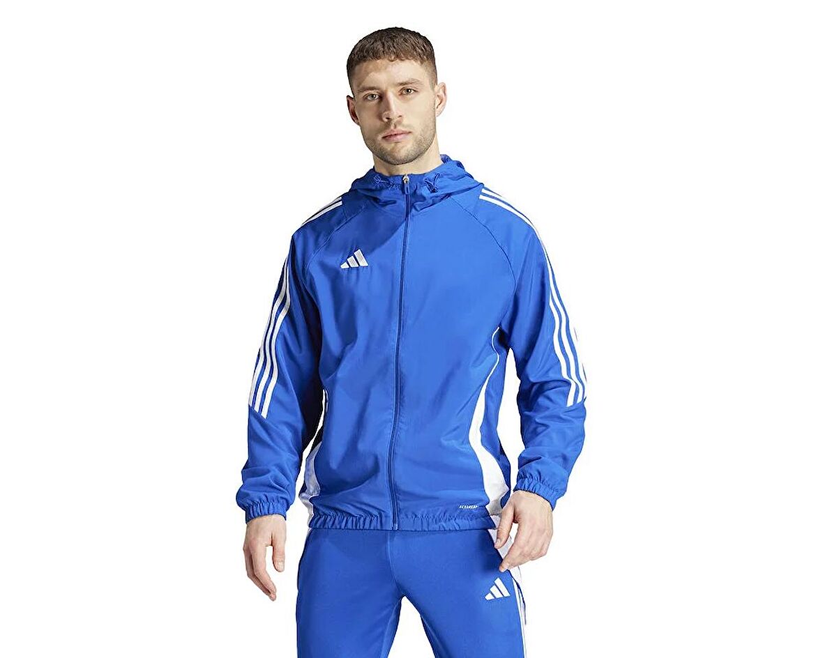 adidas Tiro24 Wb Erkek Futbol Antrenman Ceketi IM8811 Mavi