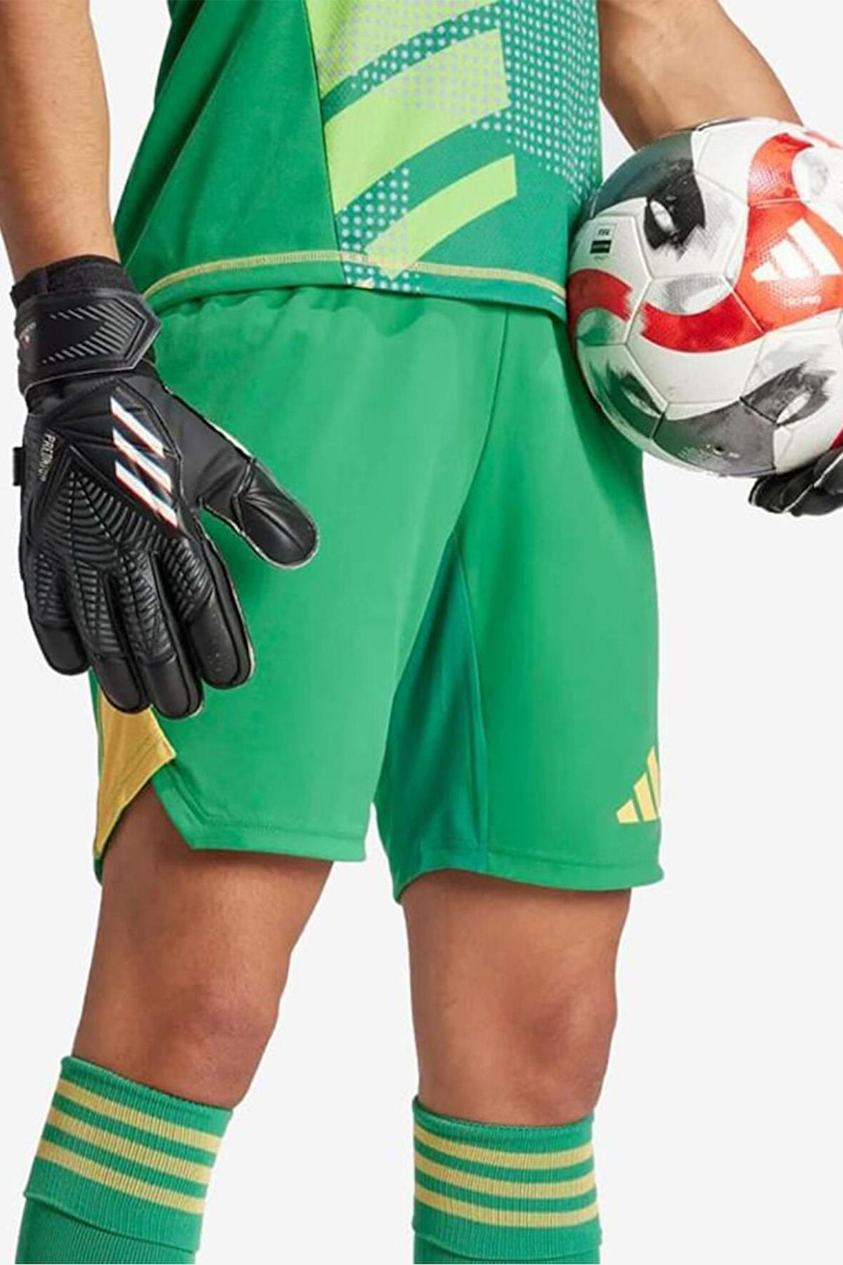 Adidas T24 P Gk Sho ADIS5346 Yeşil Erkek Futbol Şortu