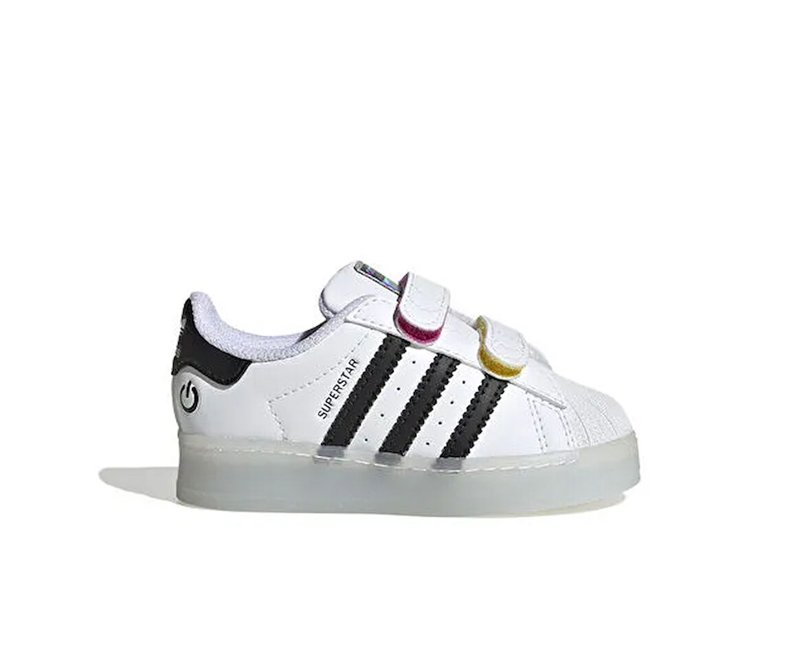 adidas Superstar Led Lights Cf I Bebek Günlük Ayakkabı JI0508 Beyaz
