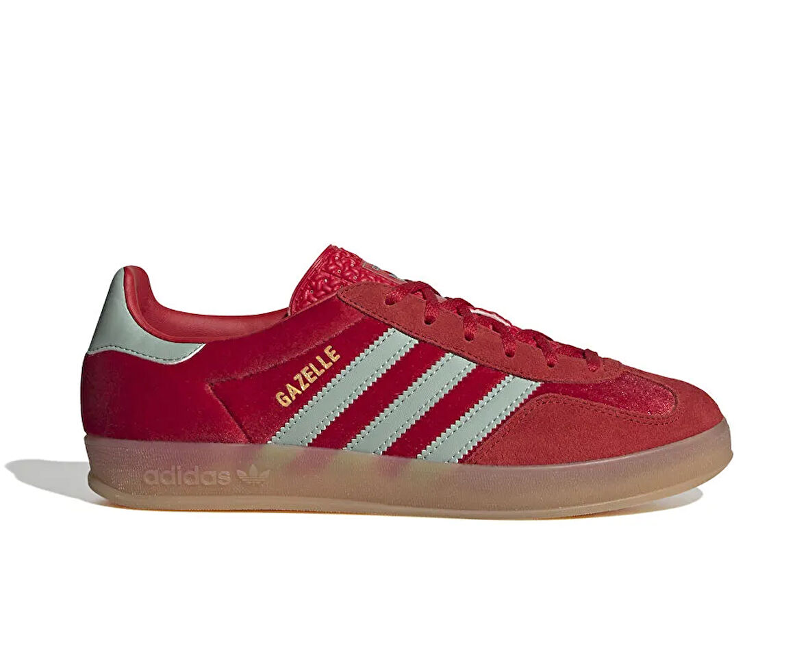 adidas Gazelle Indoor W Kadın Günlük Ayakkabı IG6786 Kırmızı