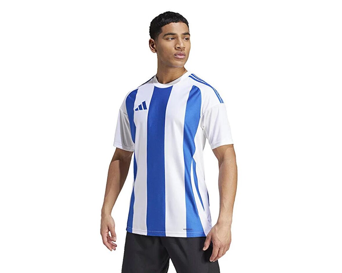 adidas Striped 24 Jsy Erkek Futbol Forması IW2144 Beyaz