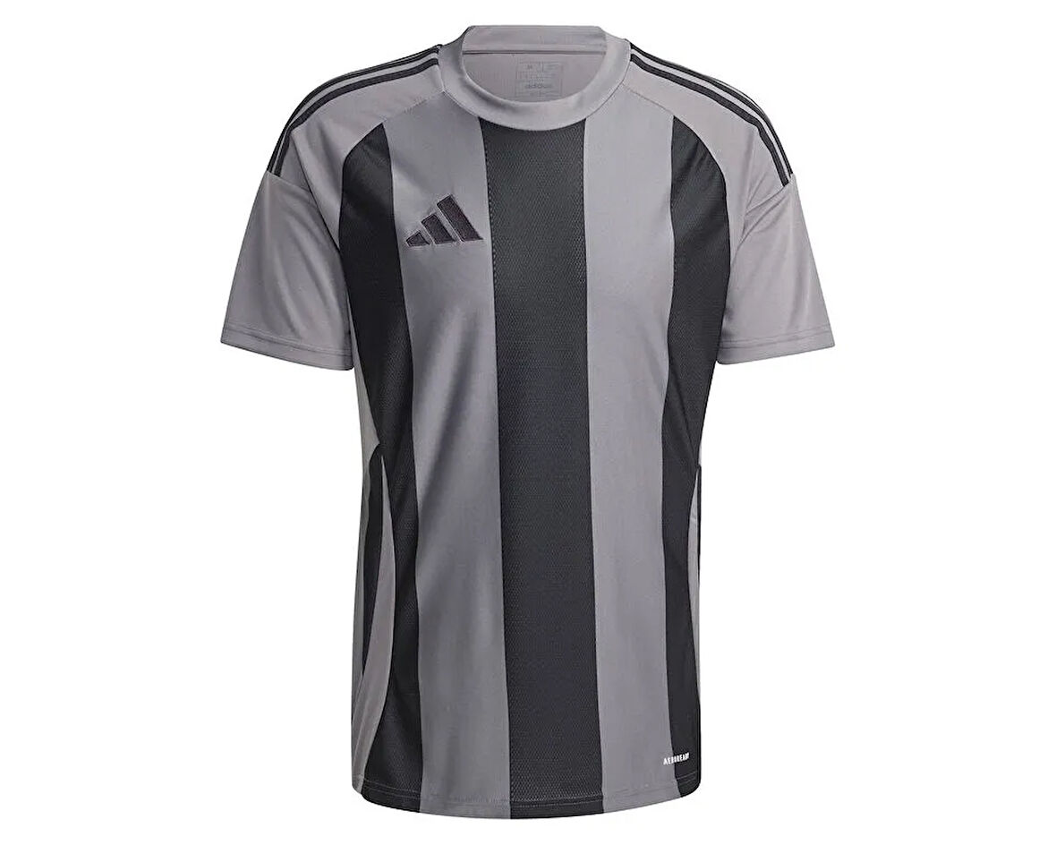 adidas Striped 24 Jsy Erkek Futbol Forması IW2145 Gri