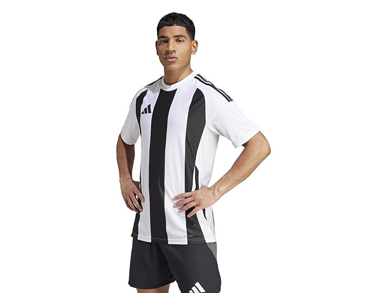 adidas Striped 24 Jsy Erkek Futbol Forması IW2143 Beyaz