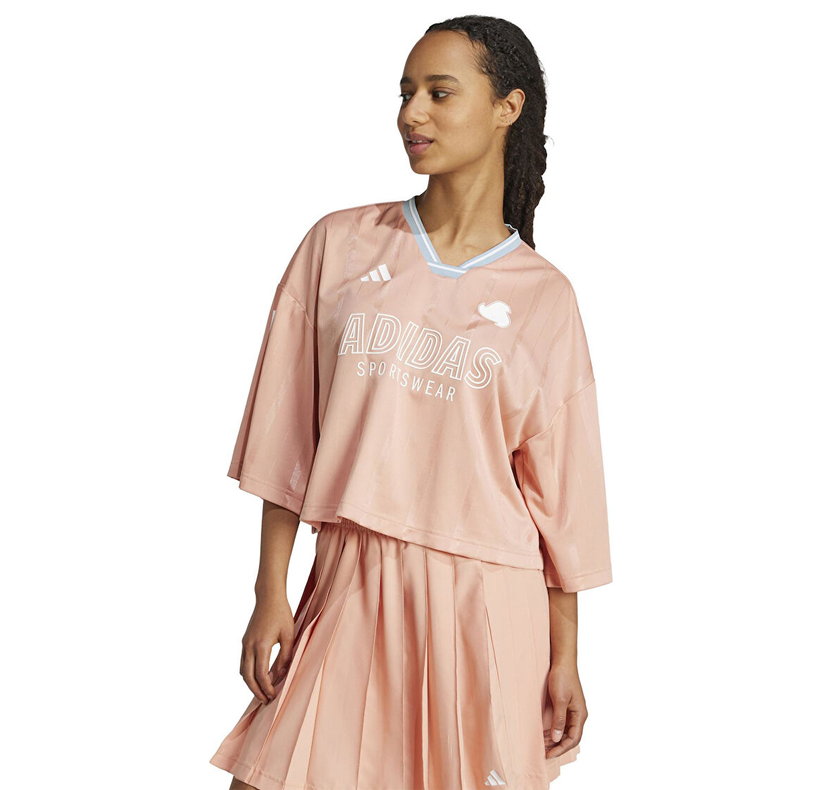 JG4095-K adidas W Tıro Q2 Bf T Kadın T-Shirt Pembe