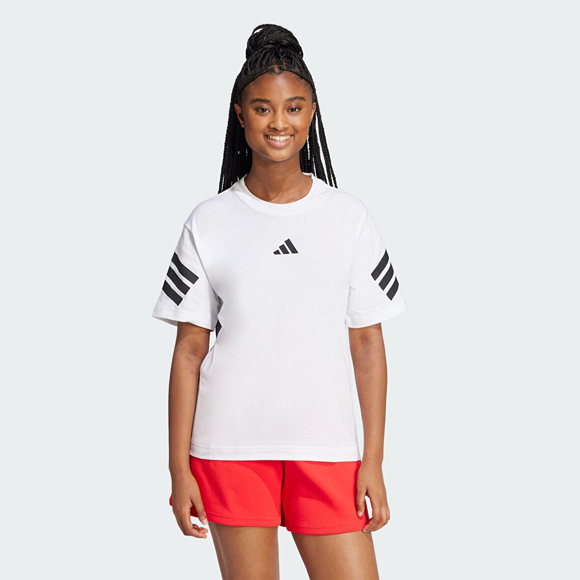 adidas JE0238 W FI 3S TEE Kadın T-Shirt