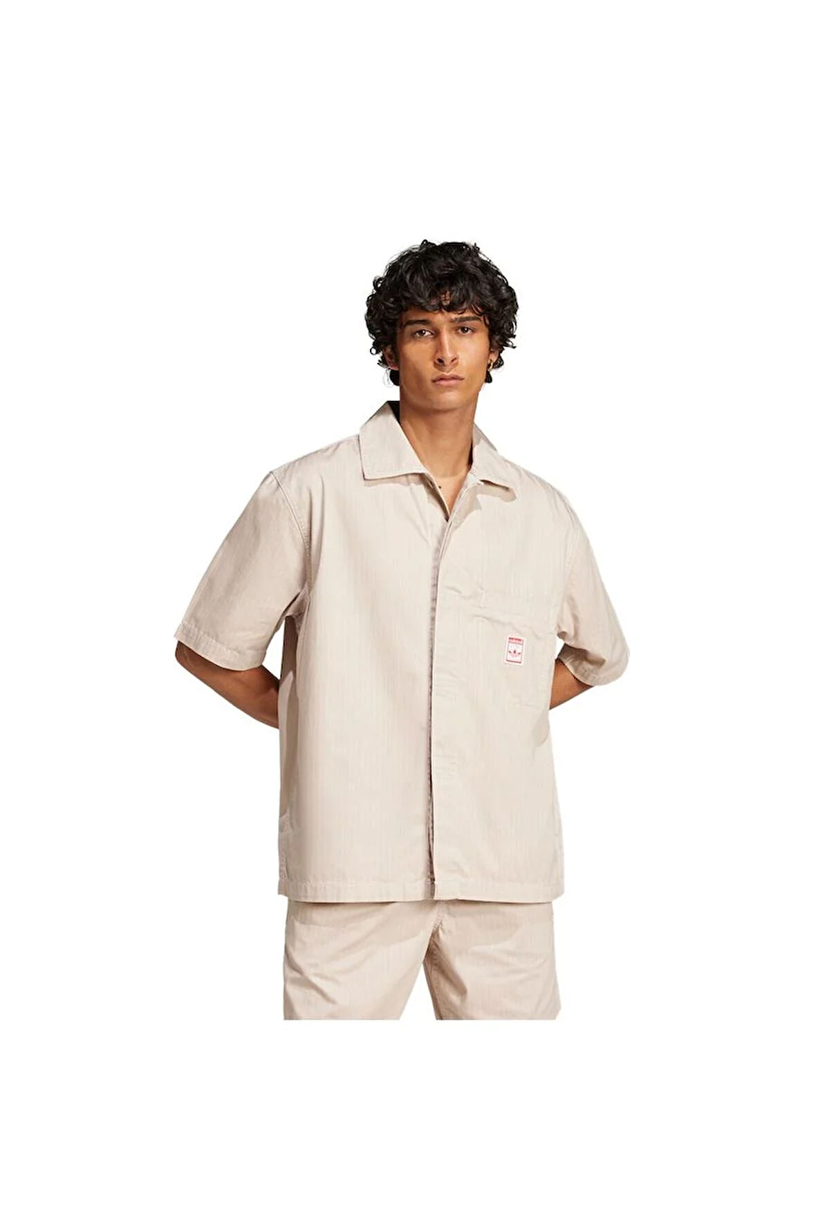 adidas Erkek  Bej  T-shirt WAB  SHIRT JD0669