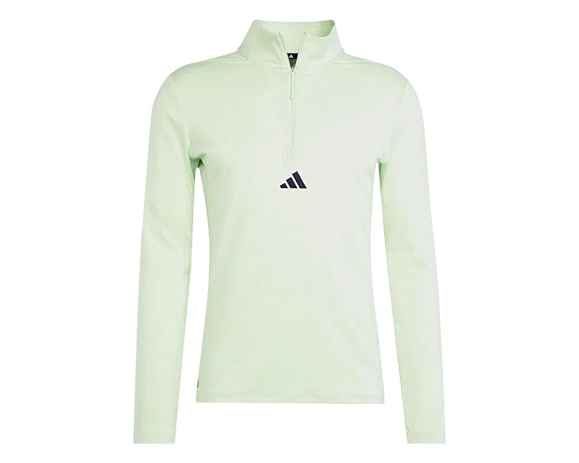 adidas Wo Quarter Zip Erkek Antrenman Sweatshirt IS3803 Yeşil