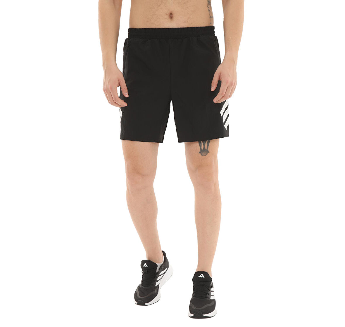 JE5673-E adidas Gym+ 3S Short Erkek Şort Ve Kapri Siyah