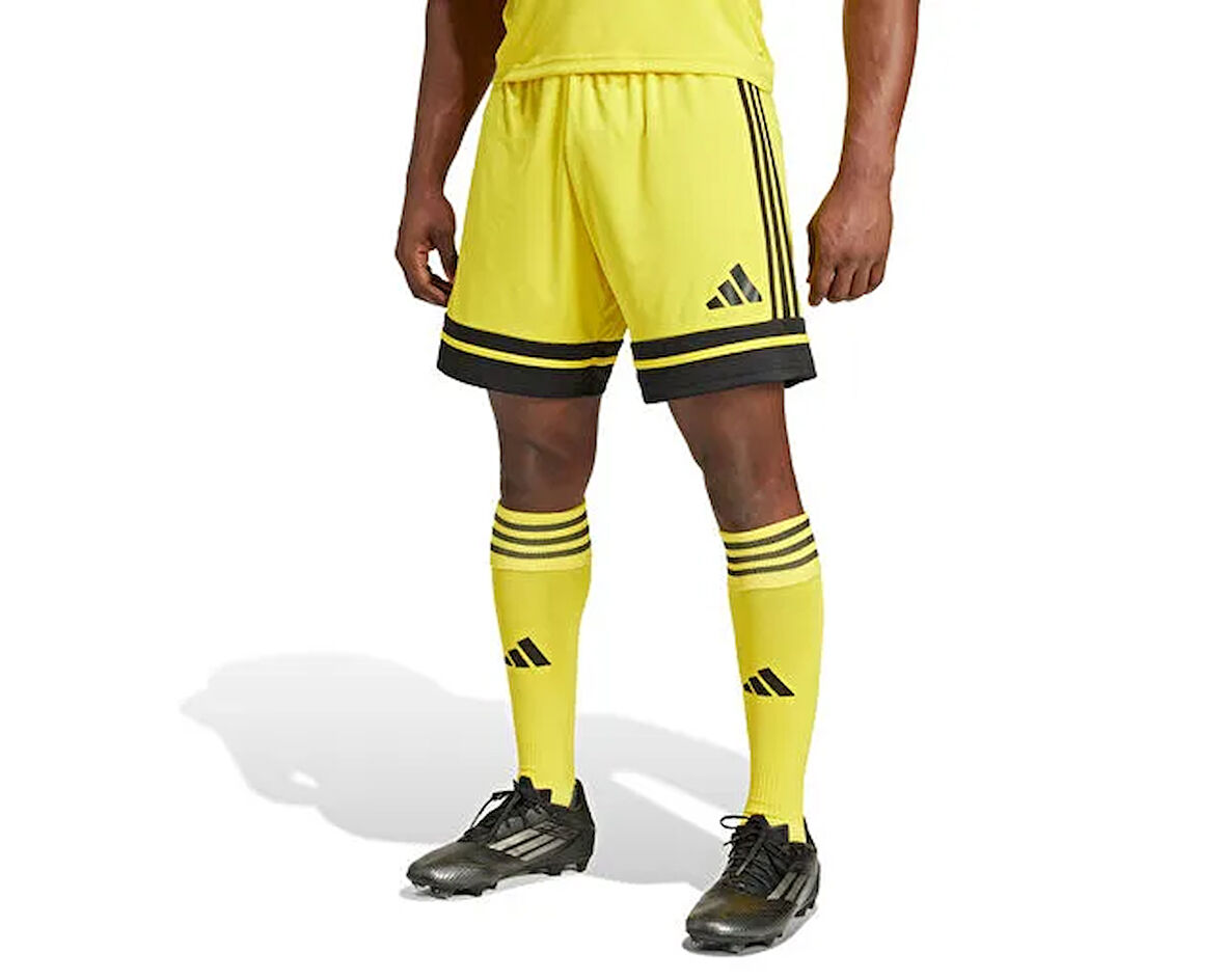 Adidas Squa25 Sho M Erkek Futbol Şortu JH3403 Sarı