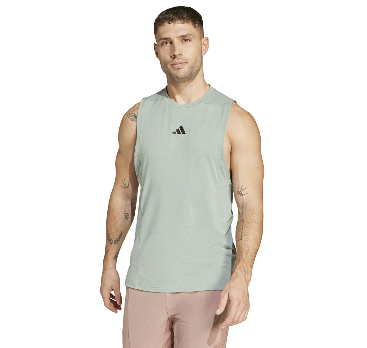 JI5764-E adidas D4T Tank Erkek T-Shirt Yeşil
