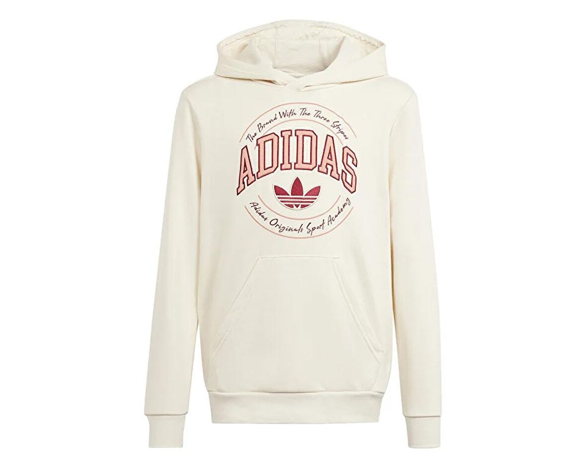 adidas Hoodie Çocuk Günlük Sweatshirt IN0623 Krem