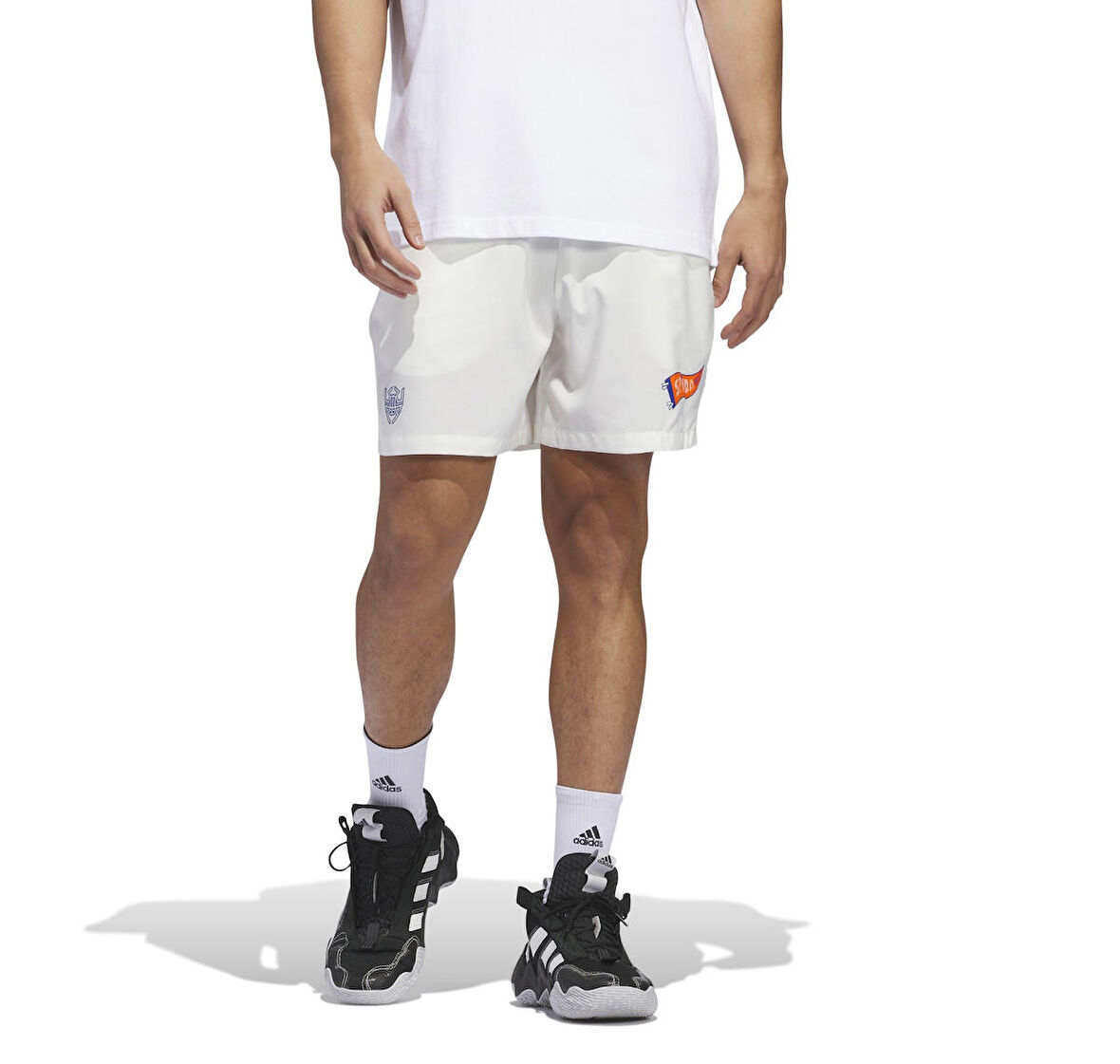 IR5619-E adidas Don Short           O Erkek Şort Ve Kapri Beyaz