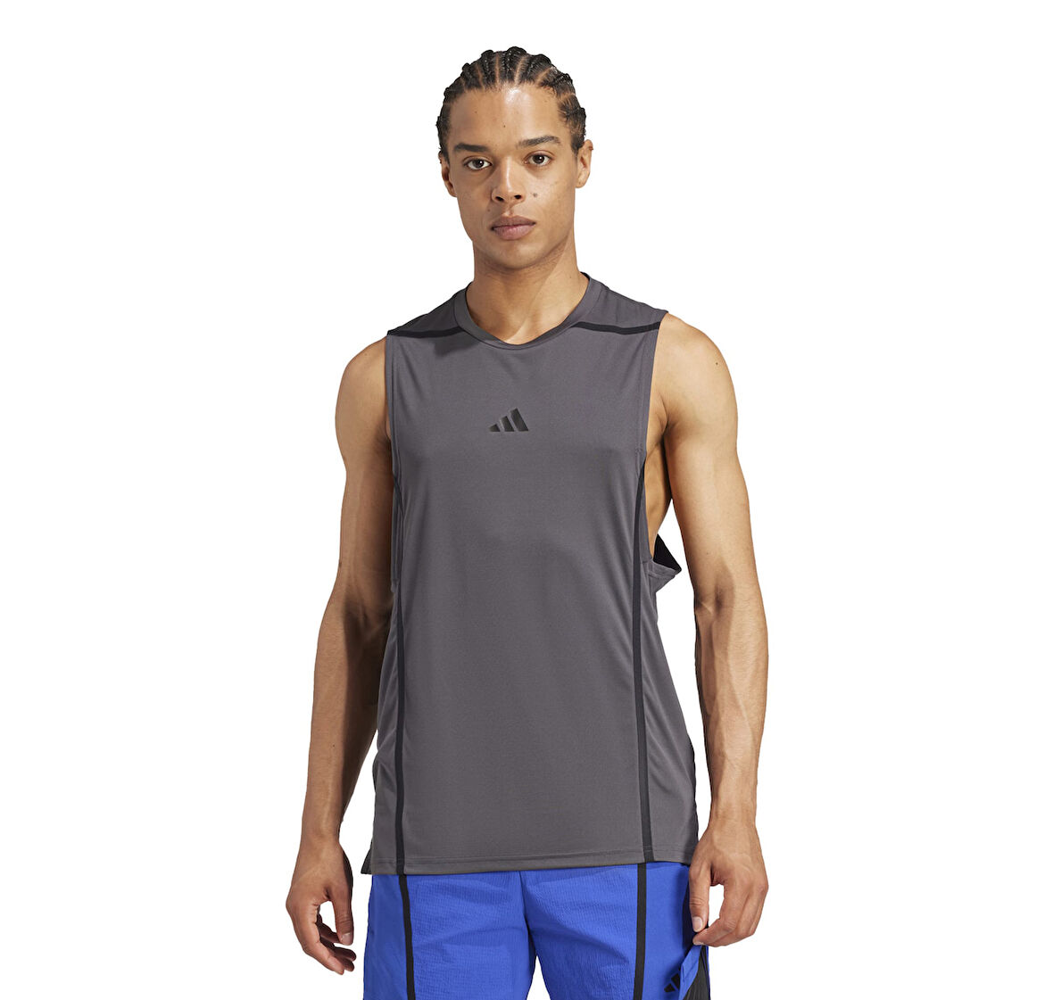 IX9056-E adidas D4T Ps Tank Erkek T-Shirt Gri