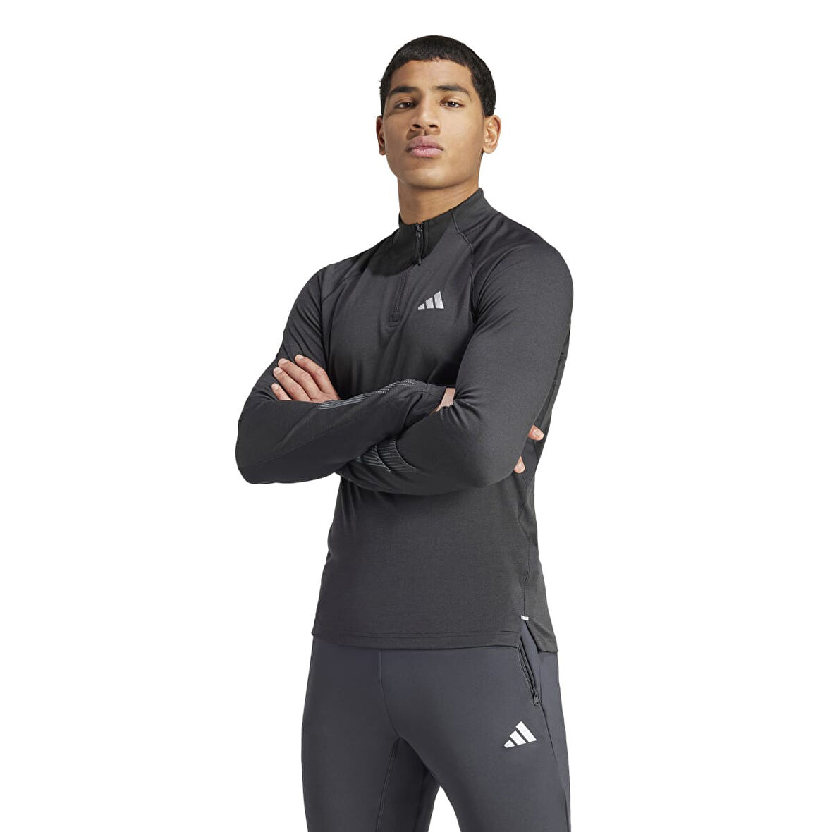 Adidas Erkek Sweatshirt Gym + Bl 1/4 Zip