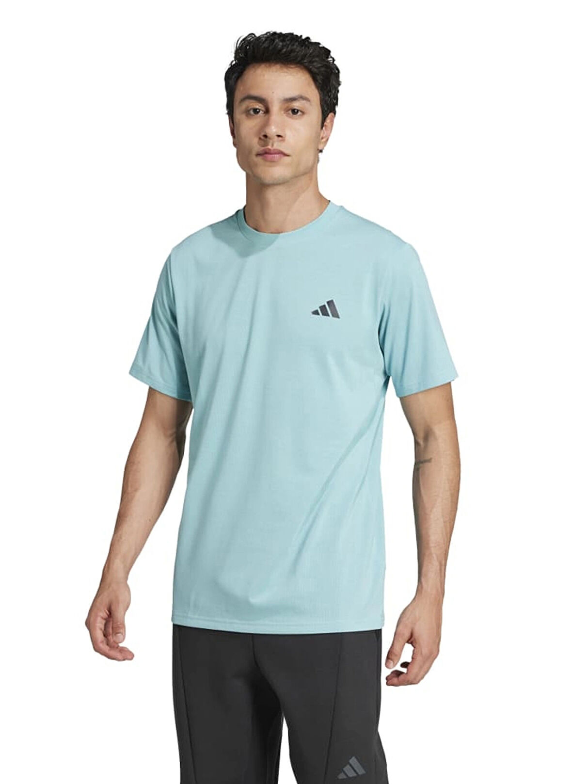 Turkuaz Erkek Yuvarlak Yaka Normal Kalıp  T-Shirt IW3320 TR-ES COMF TEE