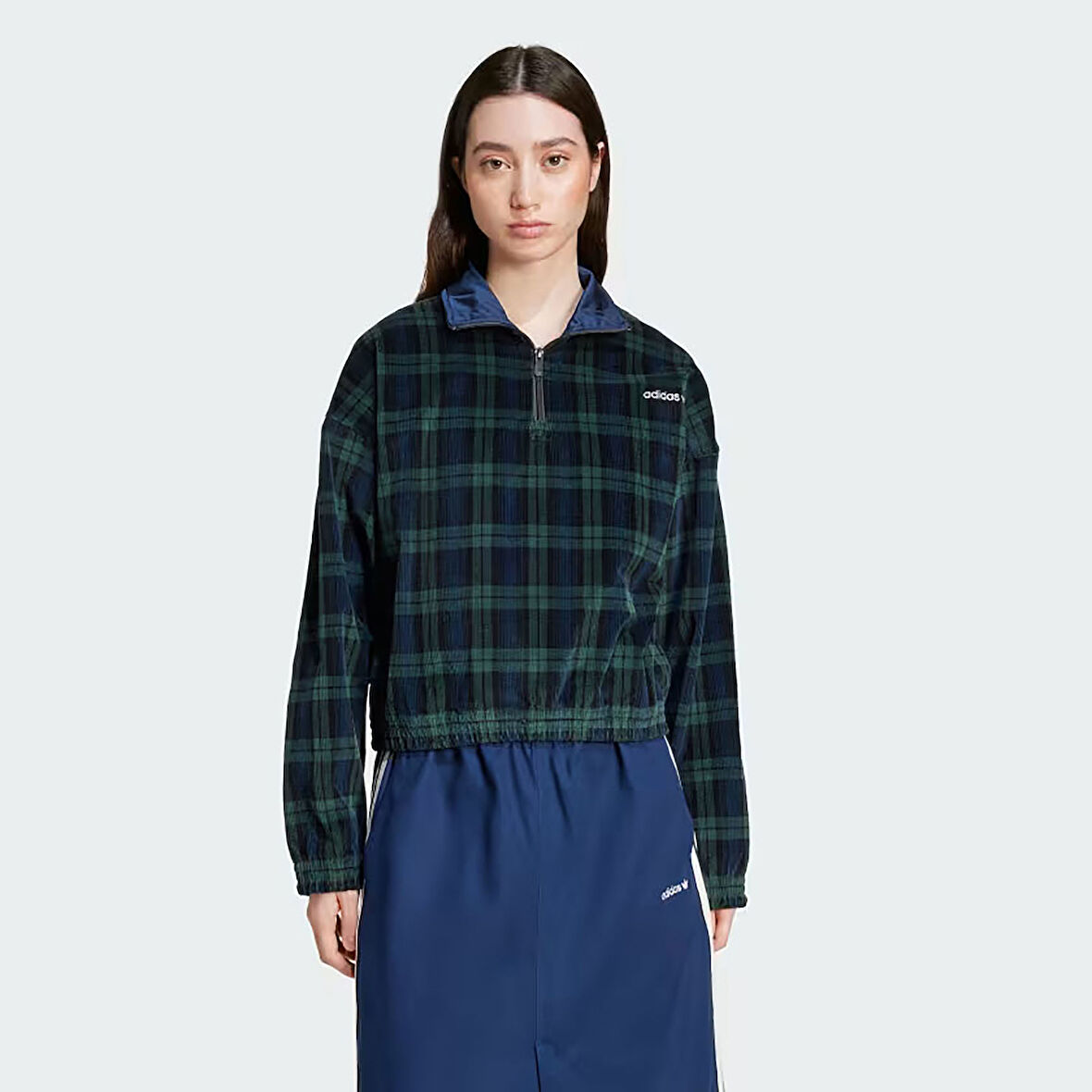 Adidas Kadın Eşofman Üstü Tartan Half Zip Ix1054