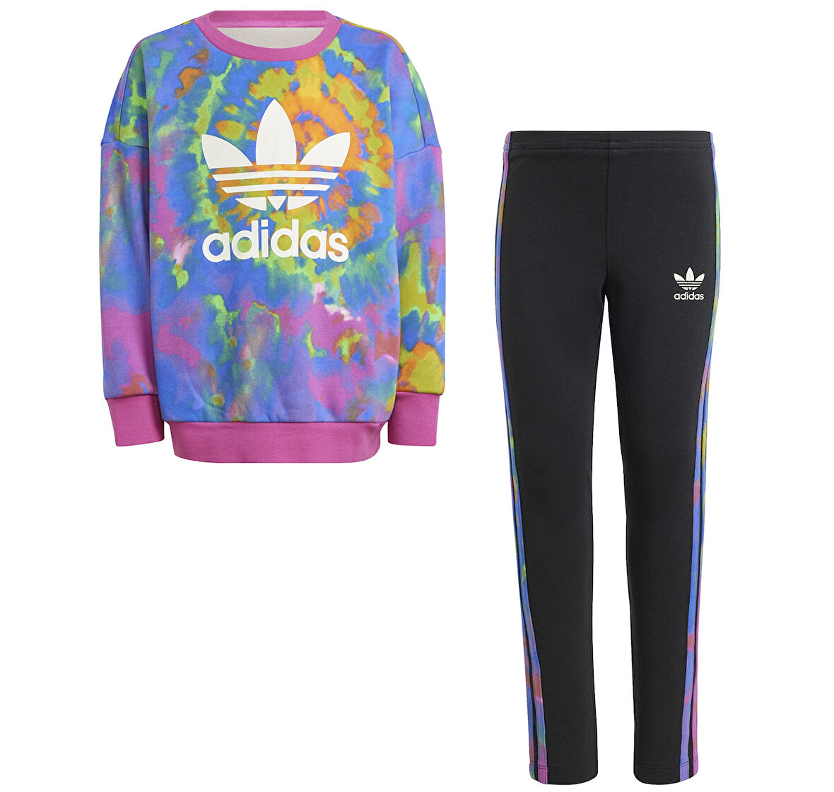 IZ4678-C adidas Crew Ls &amp;Ccedil;ocuk Eşofman Takımı Mavi