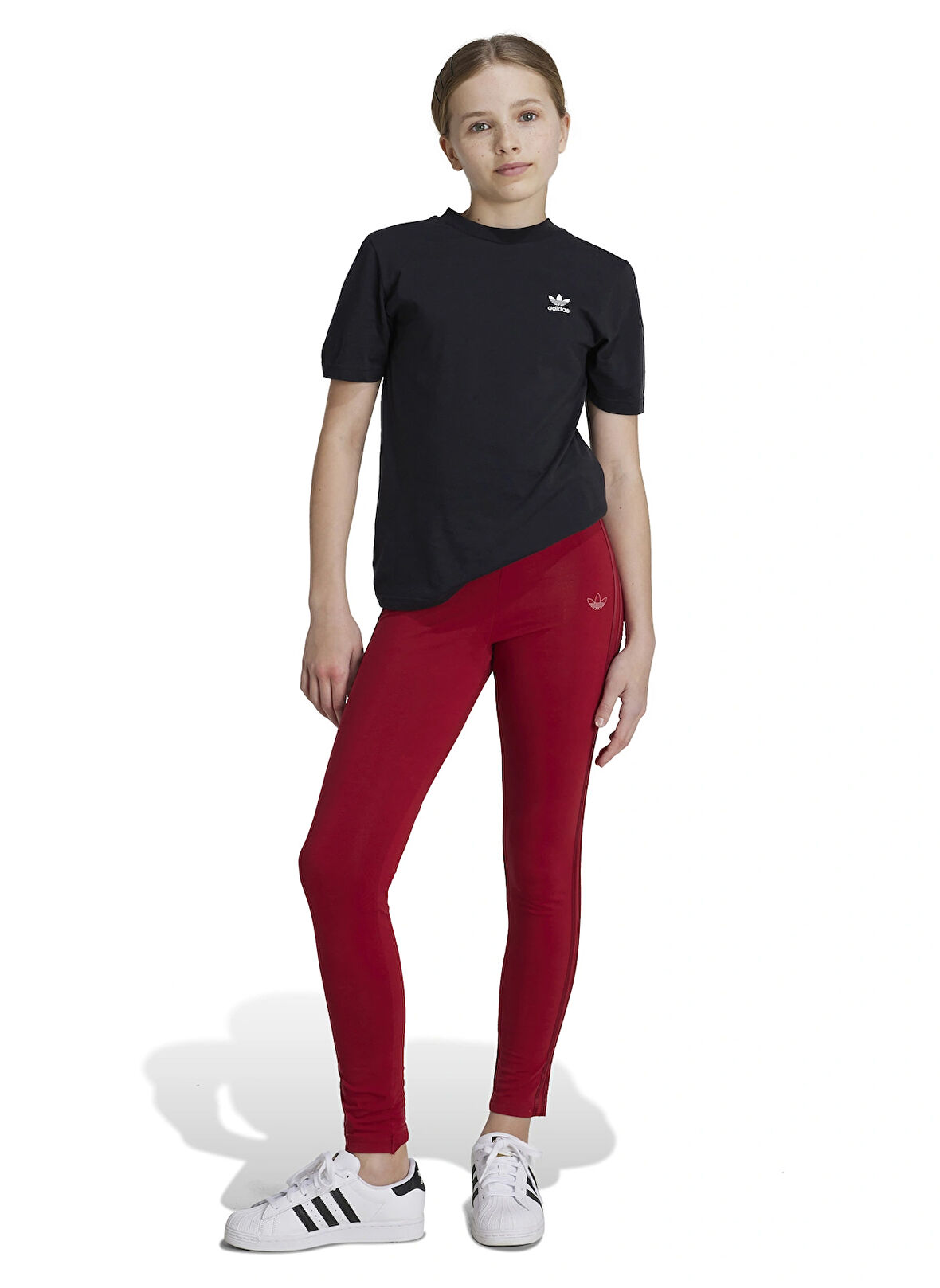 adidas Kırmızı Kız Çocuk Tayt IY9541-LEGGINGS