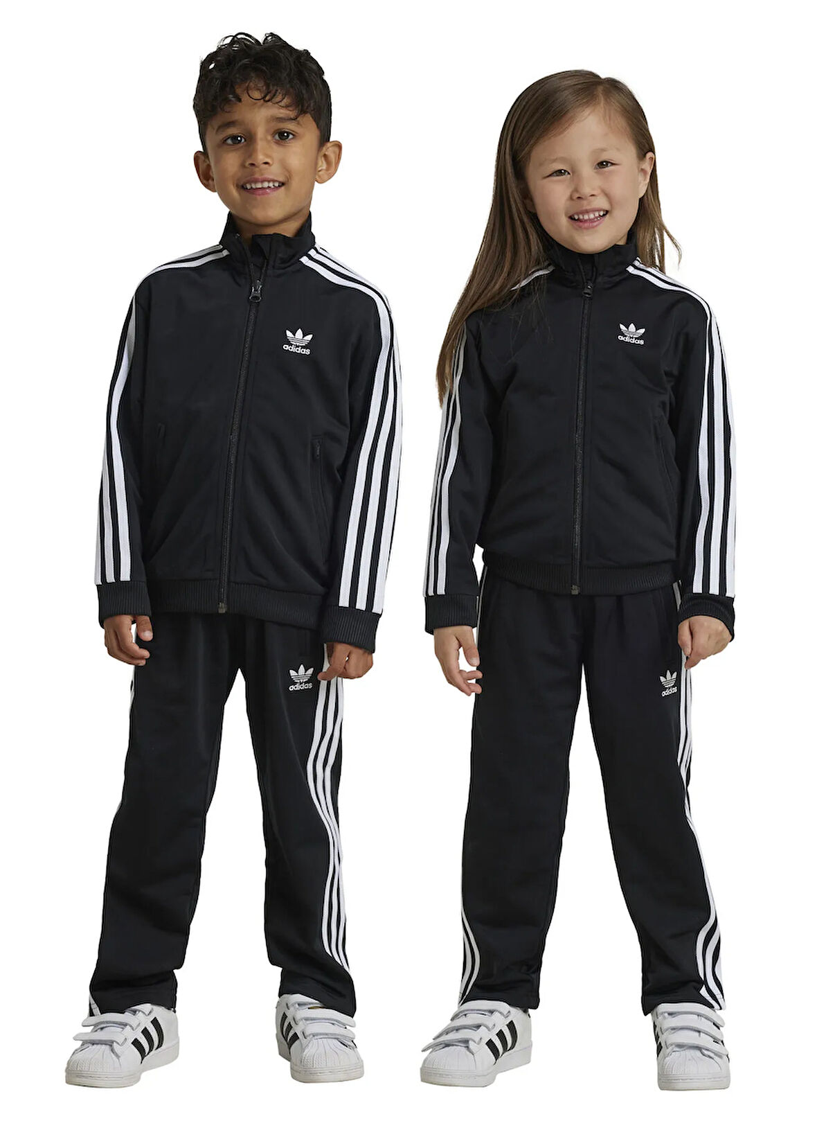 adidas Düz Siyah Erkek Çocuk Eşofman Takımı IY4798 FIREBIRD TS