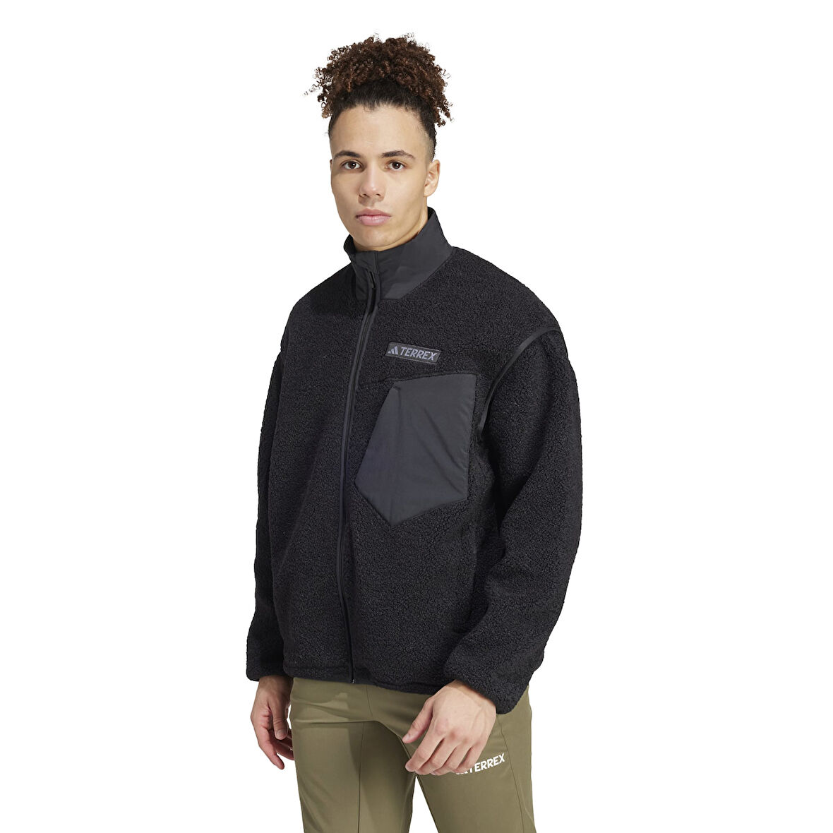 Adidas Erkek Koşu - Yürüyüş Sweatshirt Xpl Pile Fl Jkt Iz4995