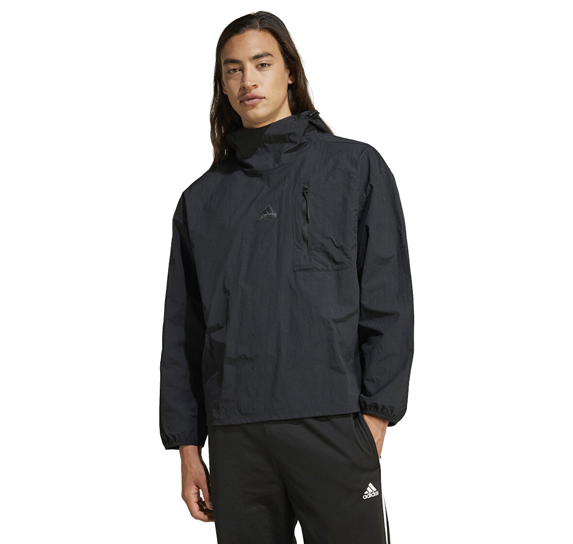 IY1514-E adidas M Ce Q3 W Oh Hd Erkek Ceket Siyah