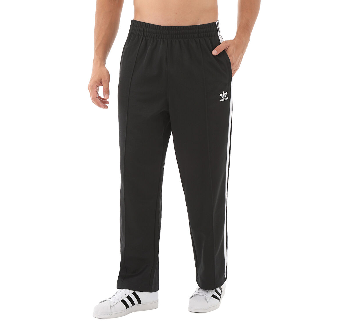 IZ4801-E adidas Baggy  Tp Erkek Eşofman Altı Siyah