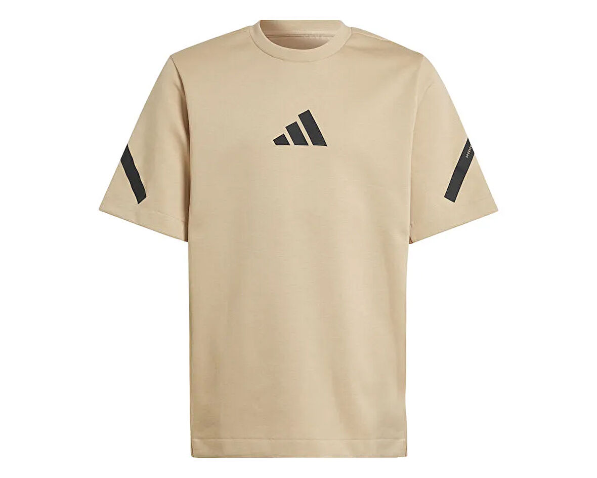 adidas J Zne Tee Çocuk Günlük Tişört JF2498 Krem