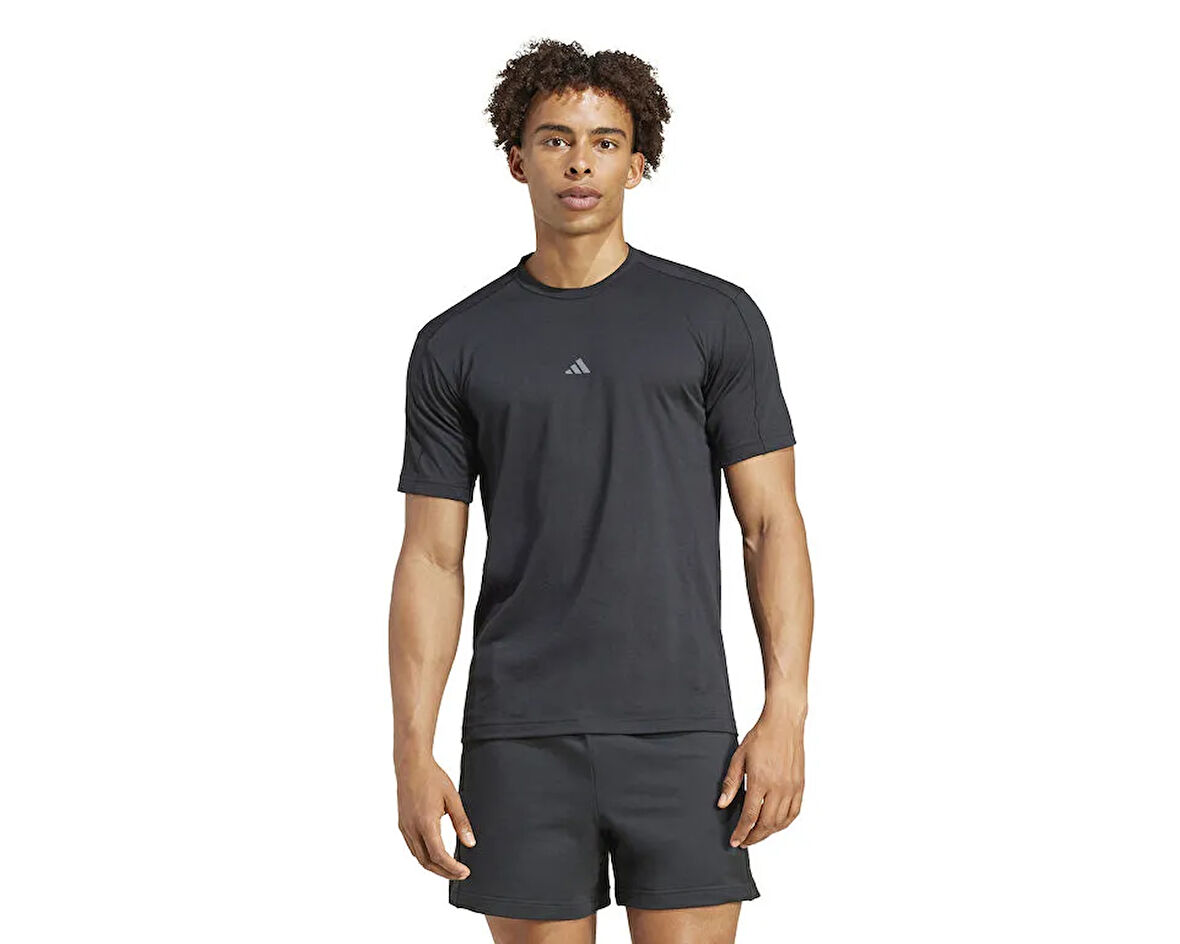 adidas Yoga Tee Erkek Antrenman Tişörtü IN5604 Siyah